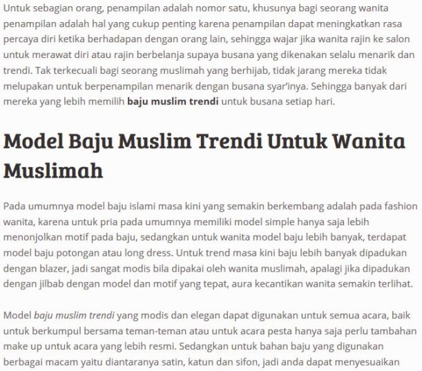 baju muslim trendi terbaru